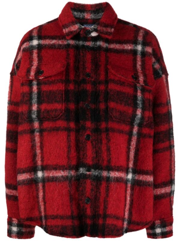 Polo Ralph Lauren  plaid-check pattern brushed shirt