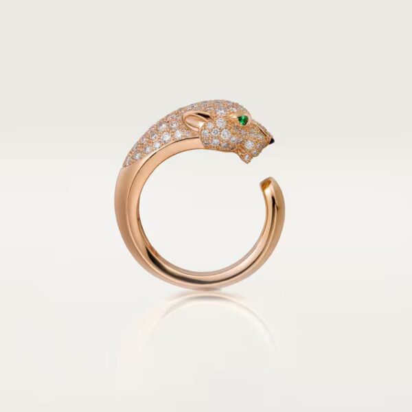 Cartier Panthère de Cartier ring, medium model, half-paved - Image 2