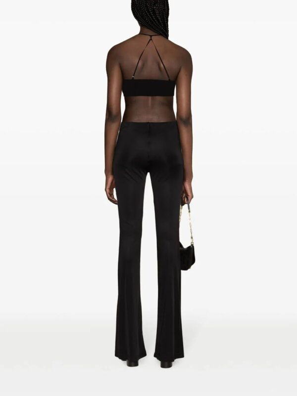 Versace  x Dua Lipa knotted flared trousers - Image 4