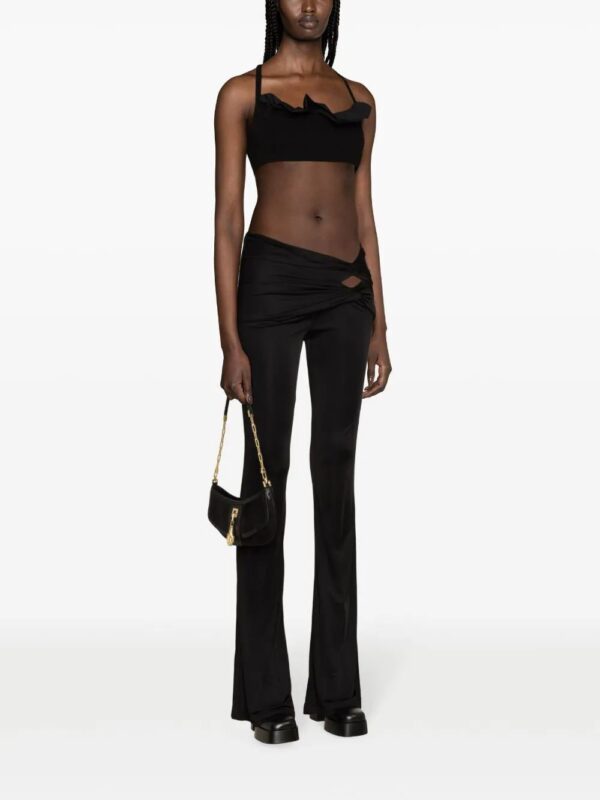 Versace  x Dua Lipa knotted flared trousers - Image 3