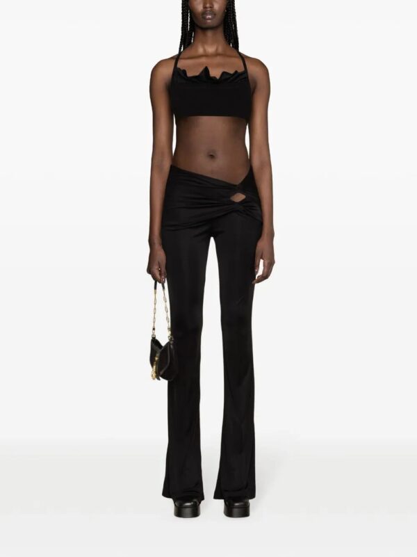 Versace  x Dua Lipa knotted flared trousers - Image 2