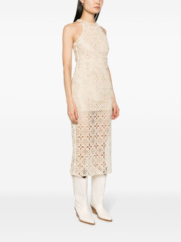 Off-White Arrows crochet midi dress - Image 3