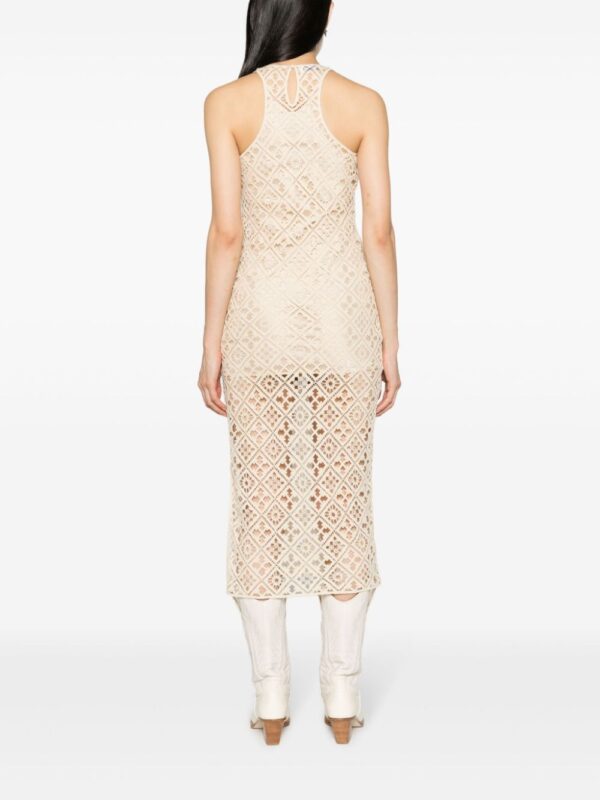 Off-White Arrows crochet midi dress - Image 4