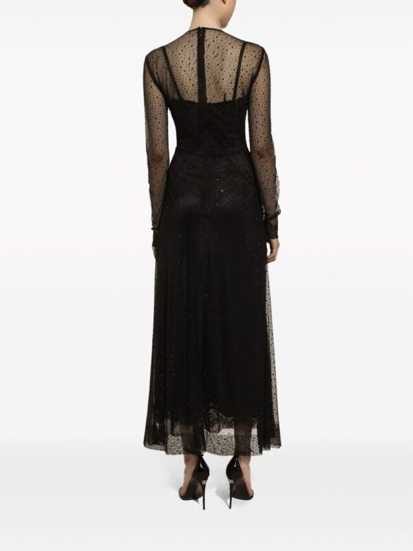 Dolce & Gabbana strass-embellished A-line maxi dress - Image 3