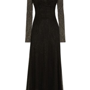 Dolce & Gabbana strass-embellished A-line maxi dress