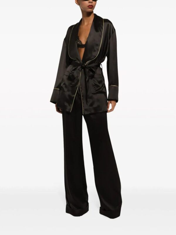 Dolce & Gabbana  elasticated-waistband silk trousers - Image 2