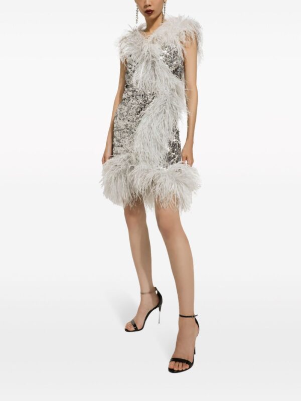 Dolce & Gabbana sequinned wrap minidress - Image 3
