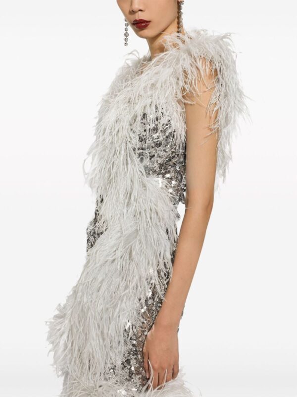 Dolce & Gabbana sequinned wrap minidress - Image 5