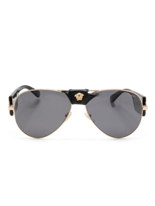Versace Eyewear Medusa-Head pilot-frame sunglasses