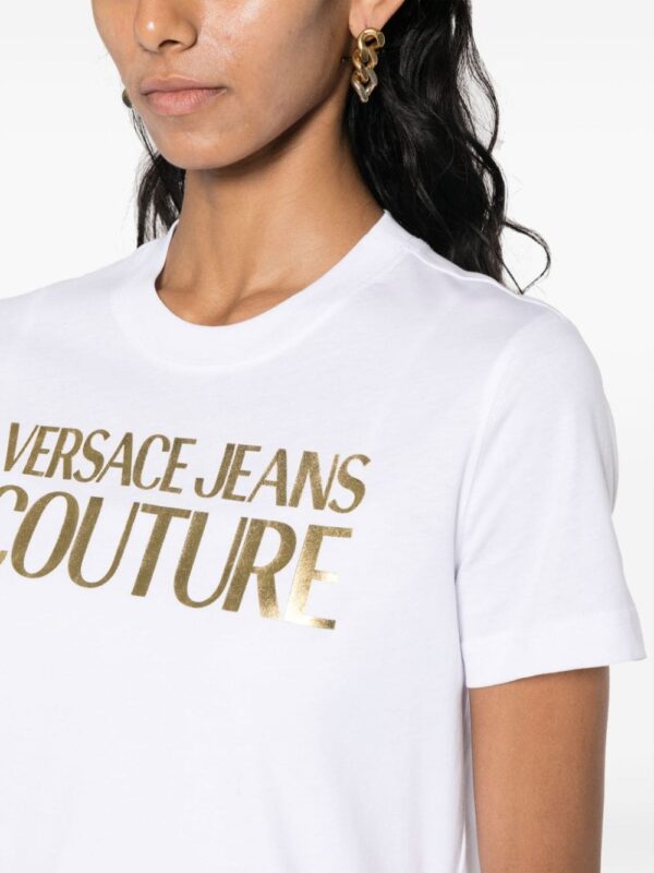 Versace Jeans Couture logo-print cotton T-shirt - Image 5