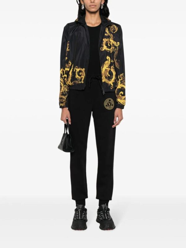 Versace Jeans Couture  Barocco-print hooded jacket - Image 2