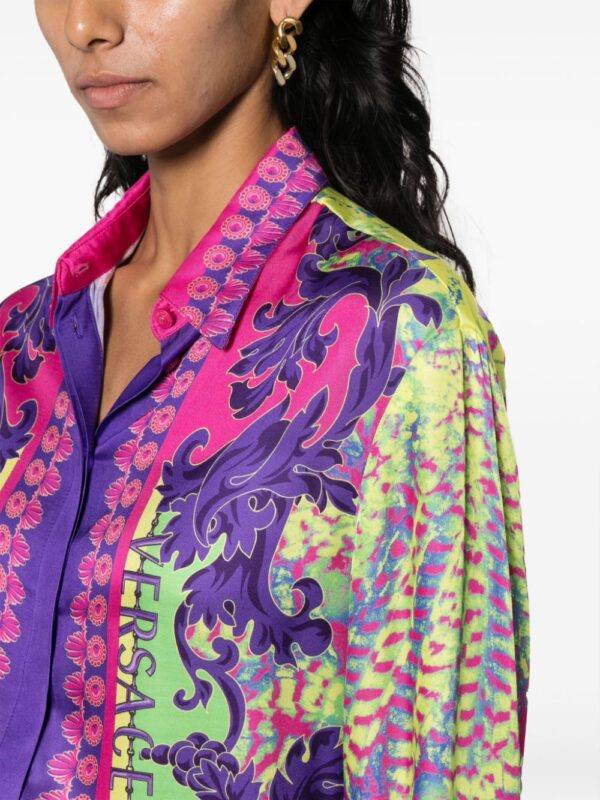 Versace Jeans Couture graphic-print long-sleeve shirt - Image 5