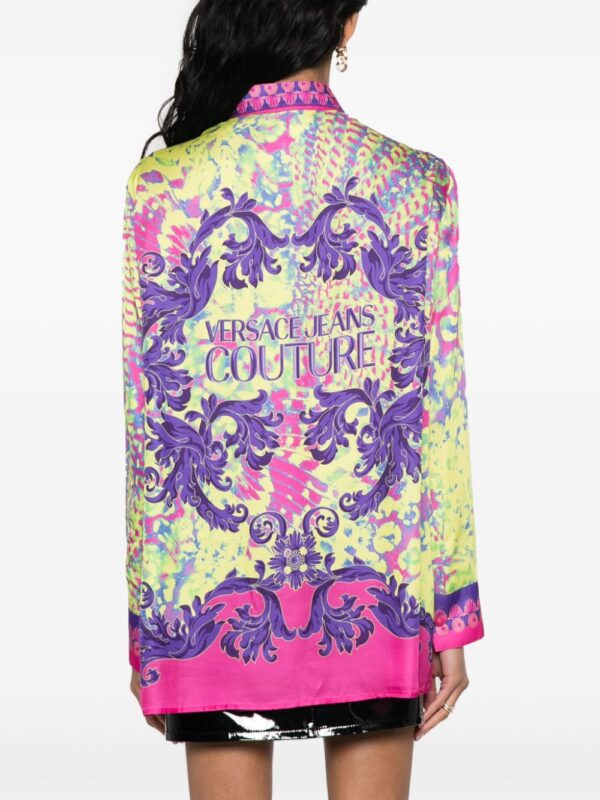 Versace Jeans Couture  graphic-print long-sleeve shirt - Image 4
