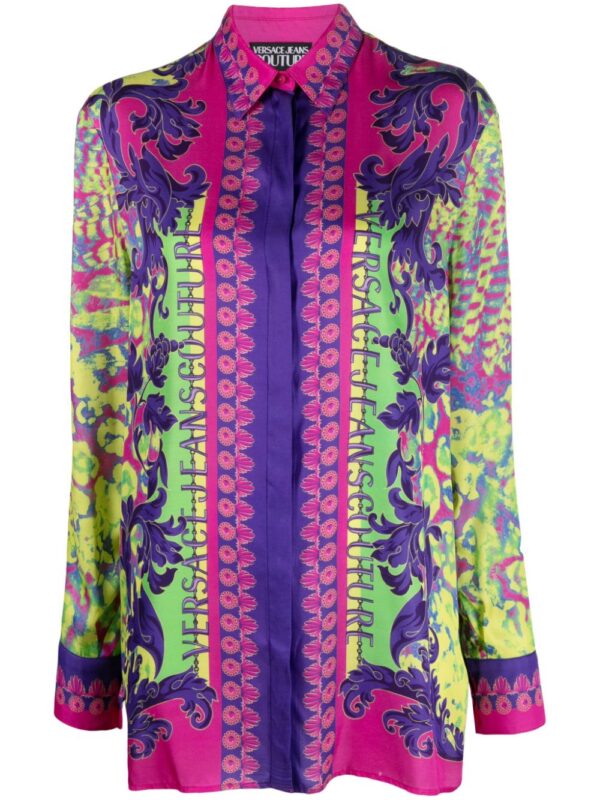 Versace Jeans Couture  graphic-print long-sleeve shirt