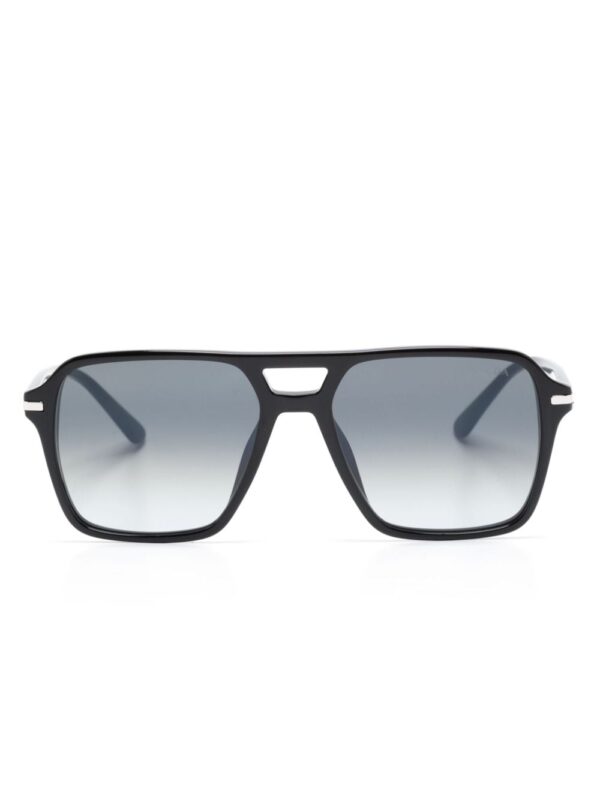 Prada Eyewear logo-plaque pilot-frame sunglasses