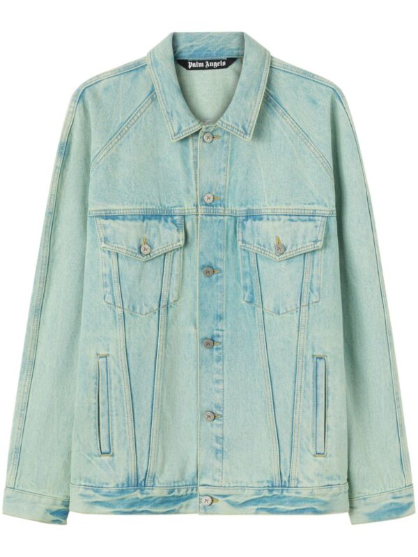 Palm Angels  overdyed denim jacket
