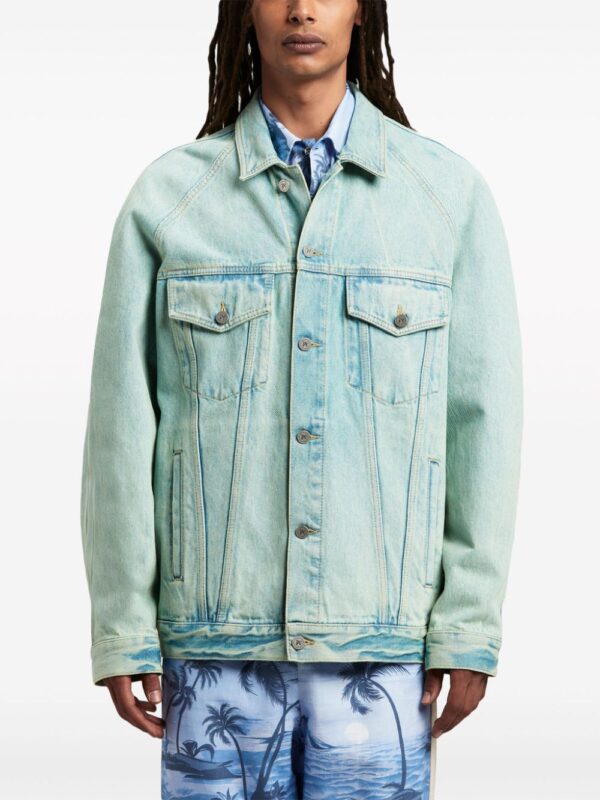 Palm Angels  overdyed denim jacket - Image 3