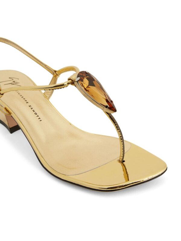 Giuseppe Zanotti  Anthonia 45mm rhinestone-embellished thong sandals - Image 4