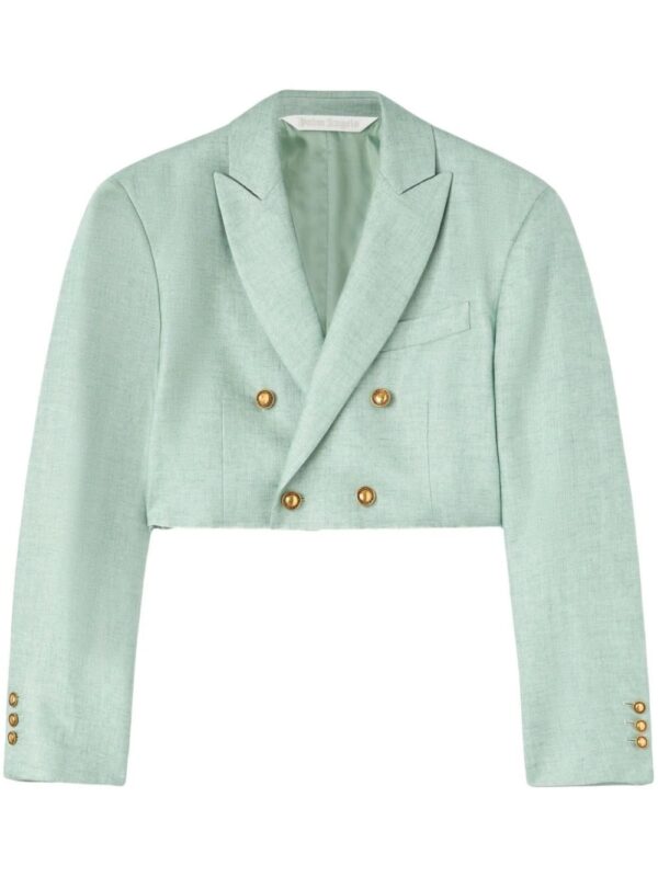 Palm Angels  linen cropped blazer