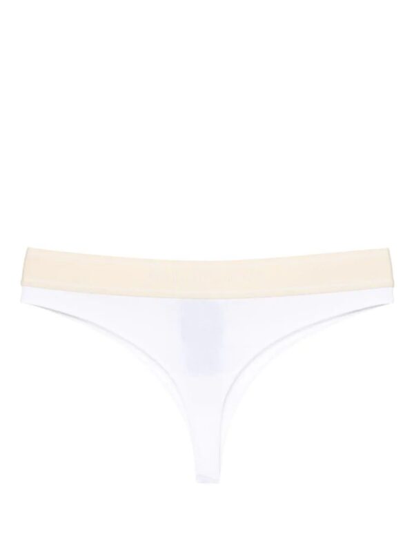Palm Angels  logo-tape stretch-cotton thong