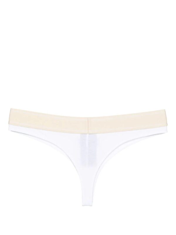 Palm Angels  logo-tape stretch-cotton thong - Image 2