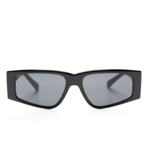 Dolce & Gabbana Eyewear logo-embossed rectangle-frame sunglasses