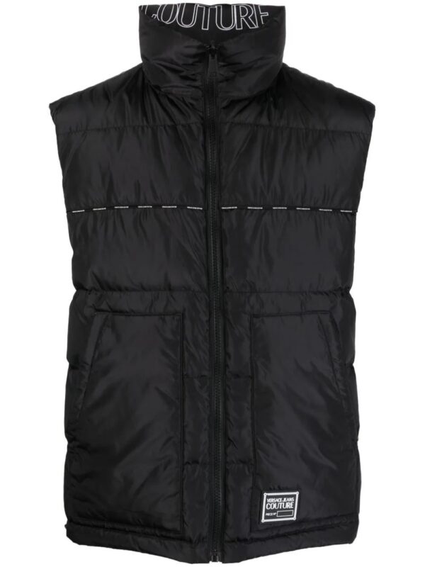 Versace Jeans Couture  logo-print reversible padded gilet