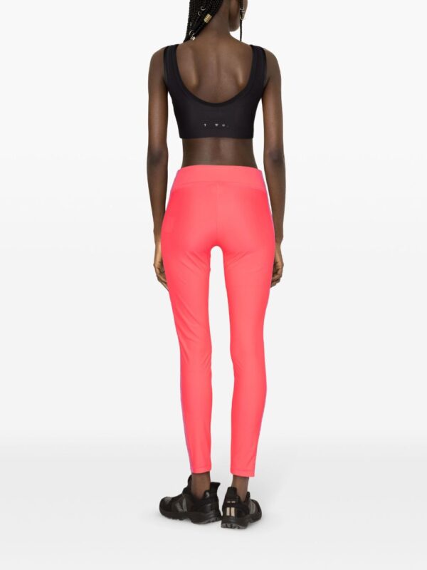 Versace Jeans Couture  logo-tape cropped leggings - Image 4