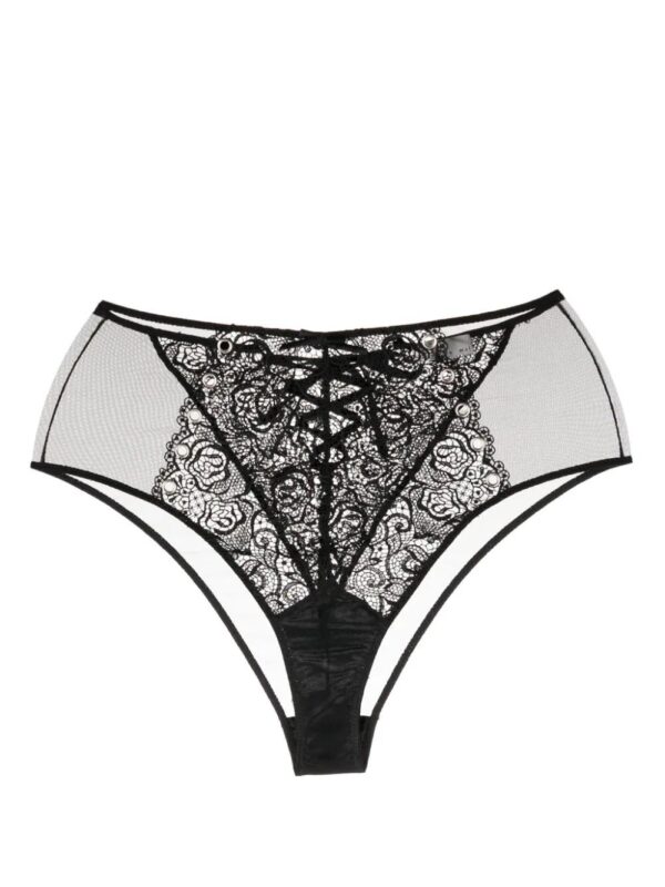 Fleur Du Mal  high-waist floral-lace briefs