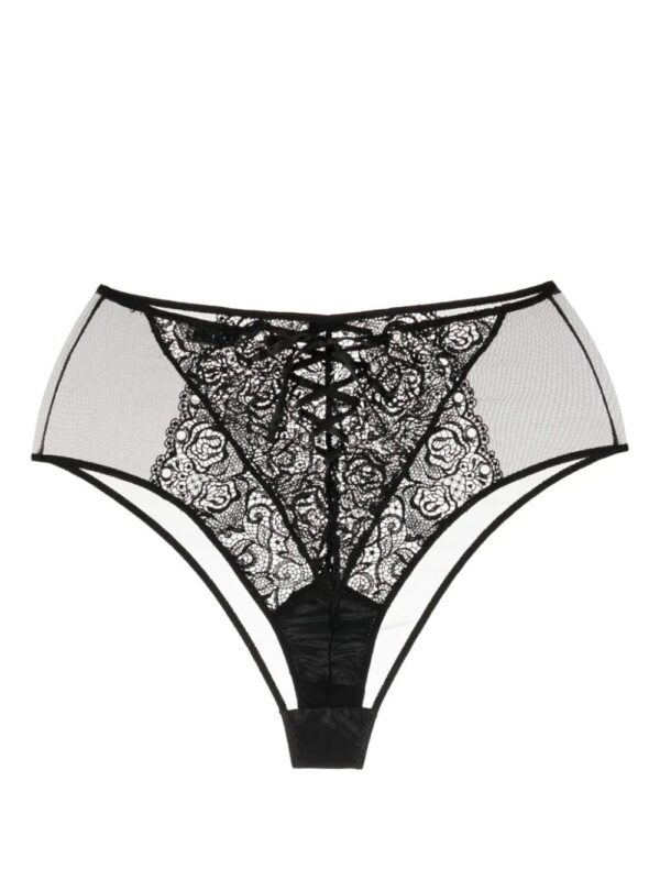 Fleur Du Mal  high-waist floral-lace briefs - Image 2