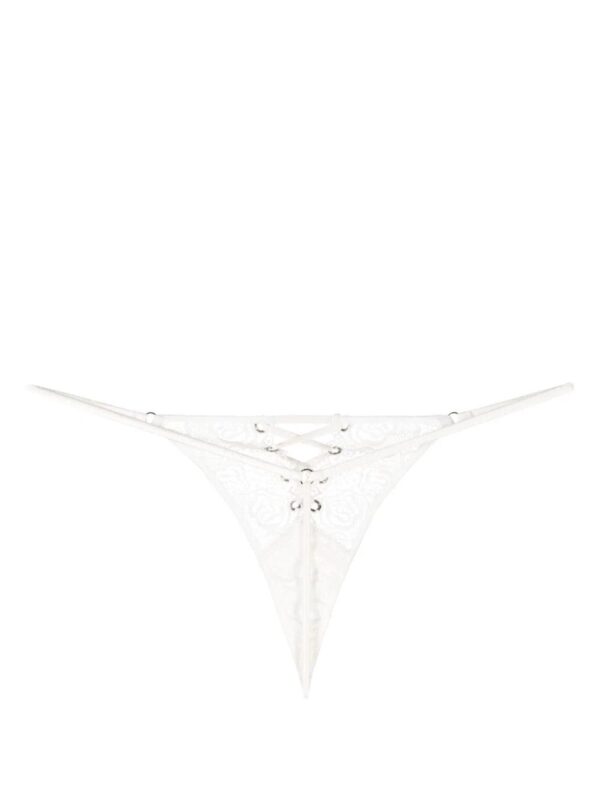 Fleur Du Mal  floral-lace semi-sheer thong - Image 2