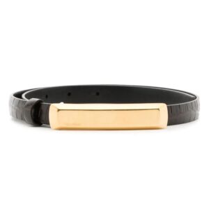 TOM FORD  crocodile-embossed leather belt