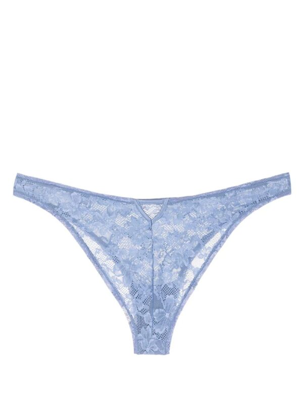 Fleur Du Mal  Le Stretch floral-lace cheeky briefs - Image 2