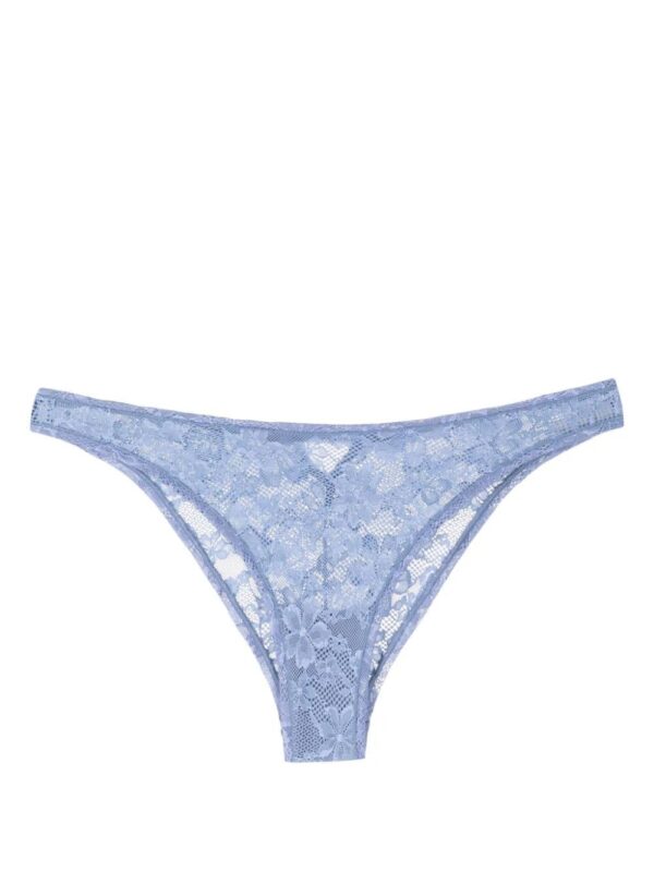 Fleur Du Mal  Le Stretch floral-lace cheeky briefs