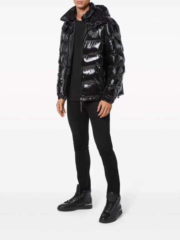Philipp Plein  Hexagon logo-plaque padded jacket - Image 2