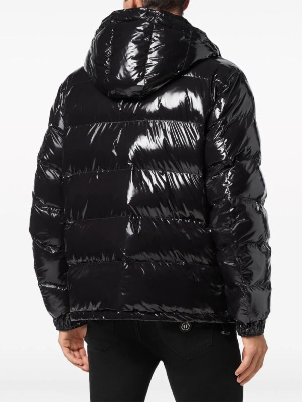 Philipp Plein  Hexagon logo-plaque padded jacket - Image 4