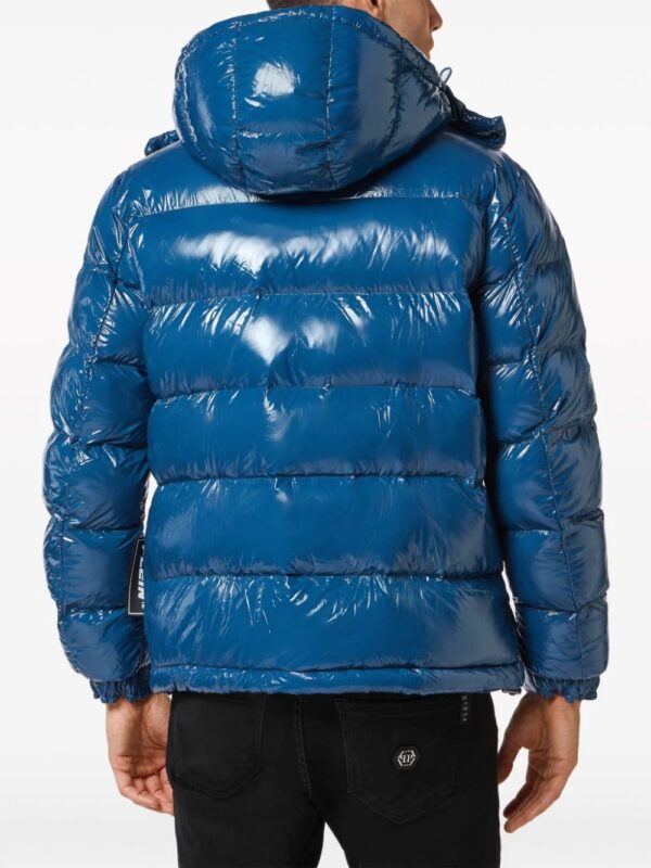 Philipp Plein  Hexagon logo-plaque padded jacket - Image 4