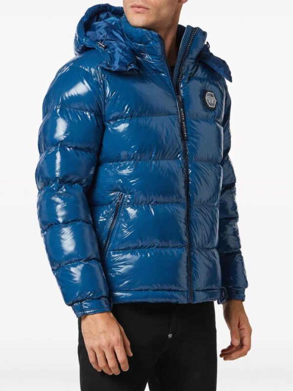 Philipp Plein  Hexagon logo-plaque padded jacket - Image 3