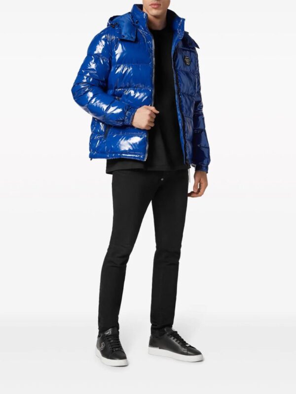 Philipp Plein  Hexagon logo-plaque padded jacket - Image 2