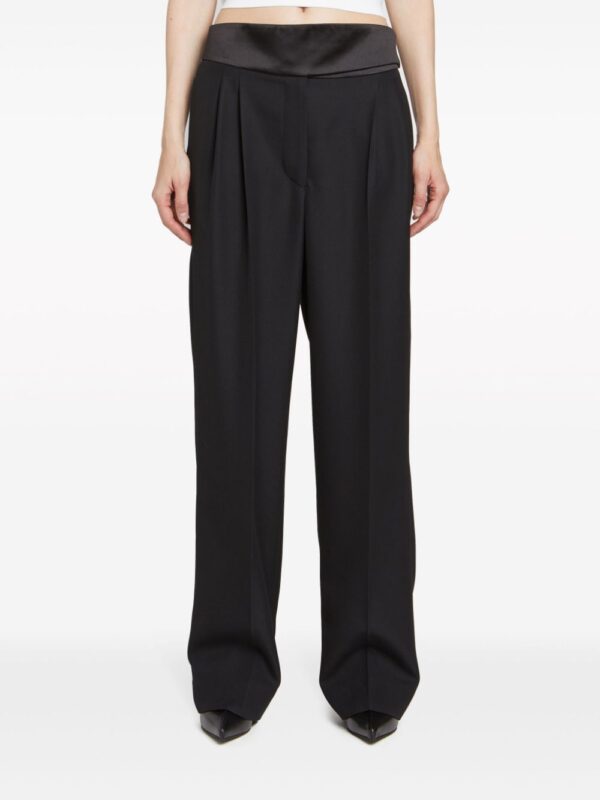 Stella McCartney  wide-leg tuxedo wool trousers - Image 2