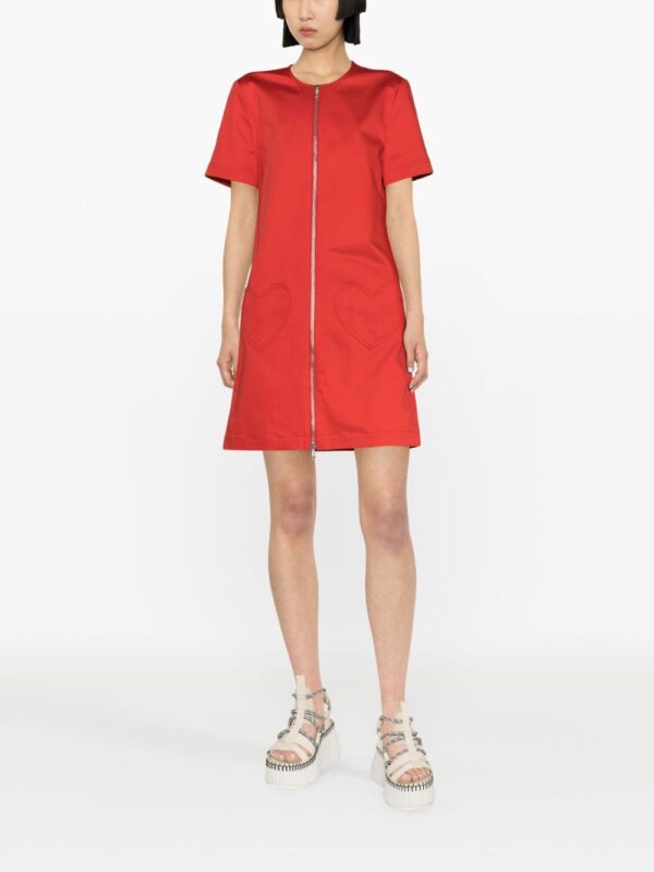MOSCHINO JEANS  A-line heart-patch minidress - Image 2