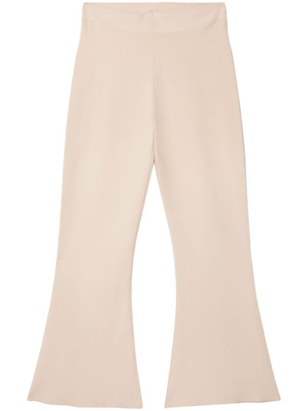 Stella McCartney  fine-knit flared trousers