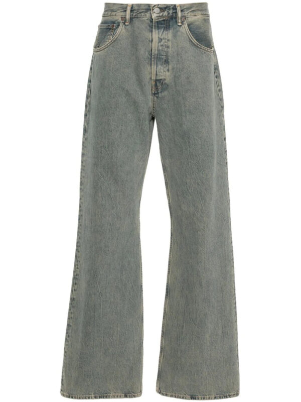 Acne Studios  mid-rise wide-leg jeans