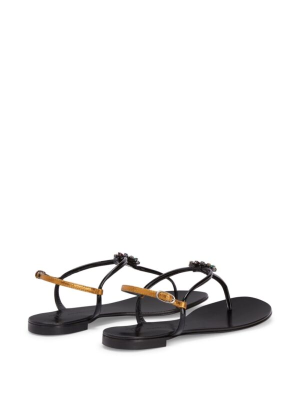 Giuseppe Zanotti  Noussa floral-appliqué sandals - Image 3