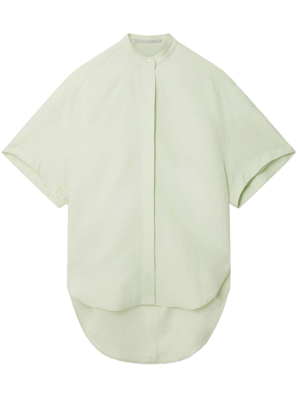 Stella McCartney drop-shoulder collarless shirt