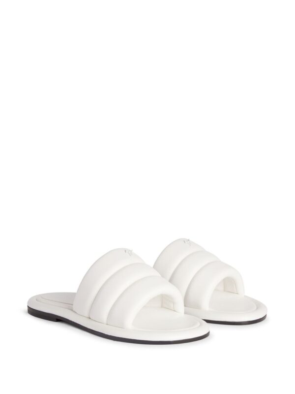 Giuseppe Zanotti  Harmande flat leather sandals - Image 2