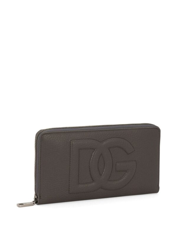 Dolce & Gabbana DG logo zip-around leather wallet - Image 3