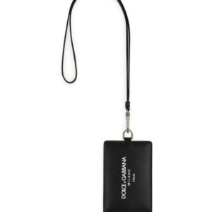 Dolce & Gabbana logo-print leather wallet