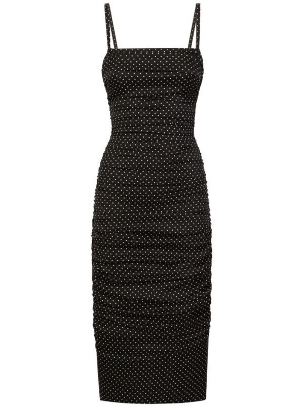 Dolce & Gabbana polka dot-print midi dress