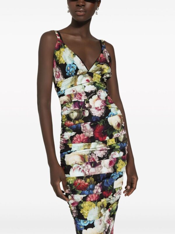 Dolce & Gabbana floral-print silk-blend dress - Image 5